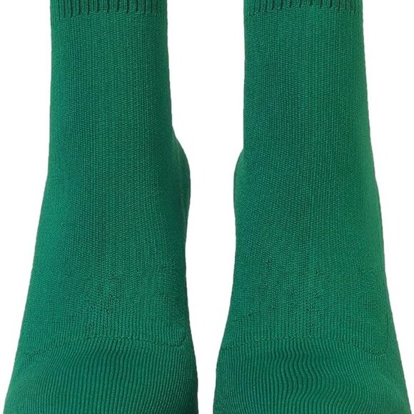 Women Sock Ankle Boots Stiletto Heels Pointed Toe Dressy Short Size 6-12 - Picture 4 of 7